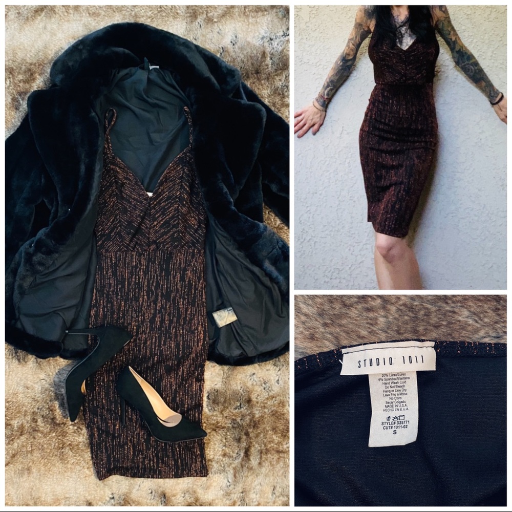 Studio 1011 Black Sleeveless Dress